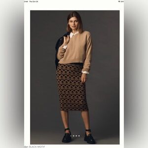 Anthropologie Maeve sweater pencil skirt NWOT